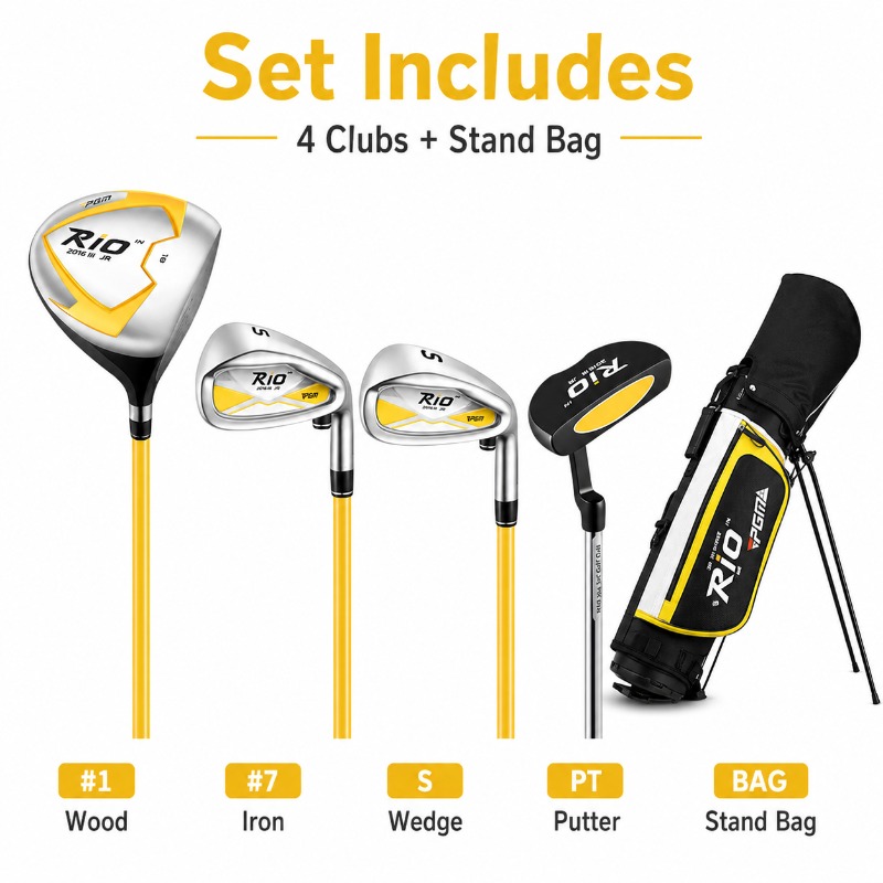 PGM Kids Golf Club Set Junior  - đánh giá và giá Golf Equipment For Kids